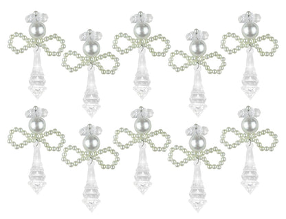 Design Works Crafts Beaded Ornaments Kit, Crystal Angels