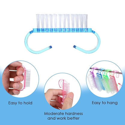 20 PCS Nail Brush for Cleaning Fingernails, Nylon Nail Cleaning Brush, Small