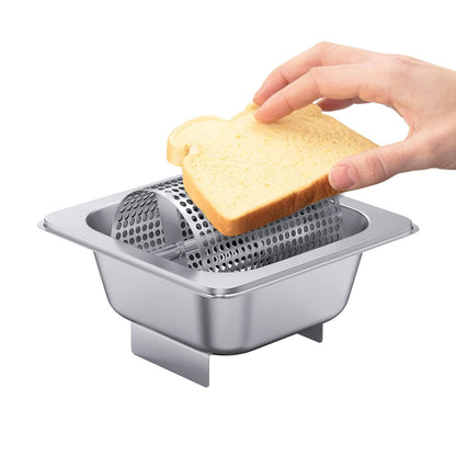 304 Stainless Steel Butter Spreader Wheel, Spreads Butter Evenly for Breakfast/Camping/Picnics, Hold 3 Sticks of Butters of Butter Roller Saver