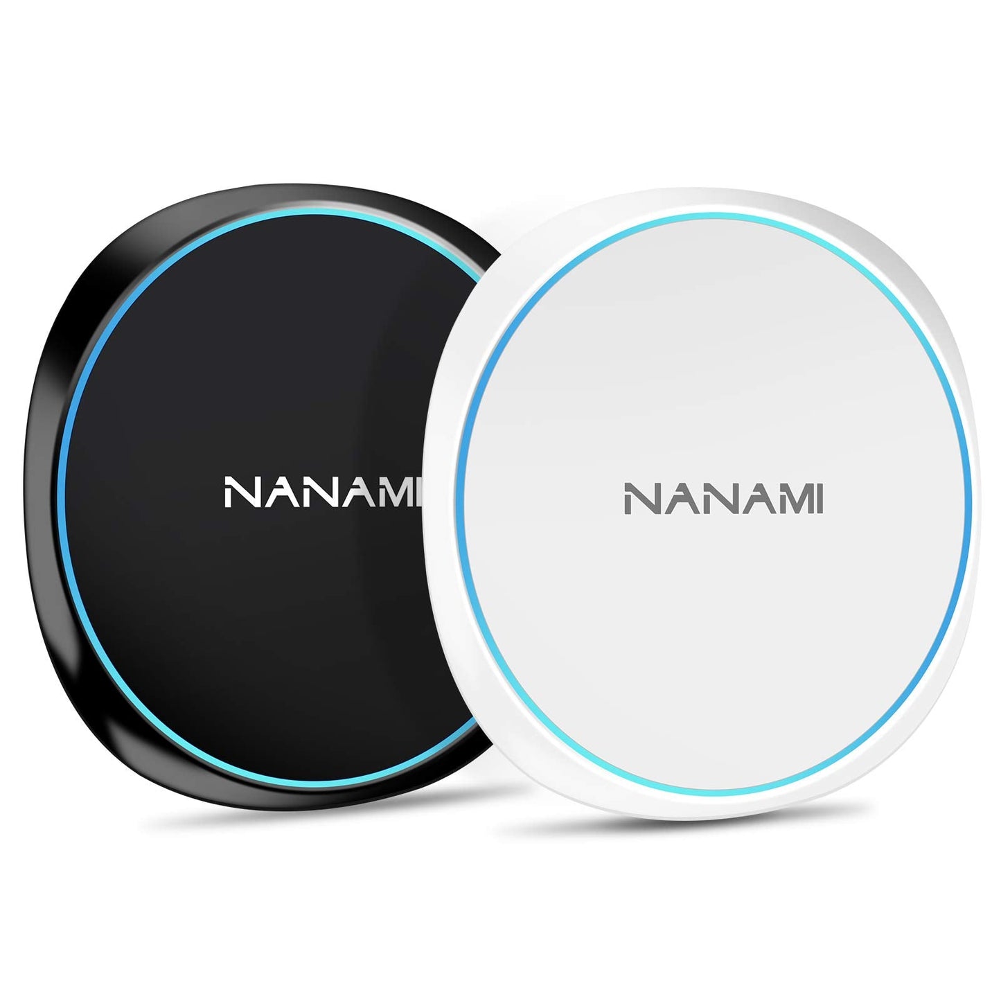 NANAMI Fast Wireless Charger [2 Pack] - Qi Certified Wireless Charging Pad for iPhone 17/17 Pro/17 Pro Max/16/15/14/13/13 Pro/12,10W for Samsung Galaxy S25/S25 Ultra/S24/S24 Ultra/S23/S22, New Airpods