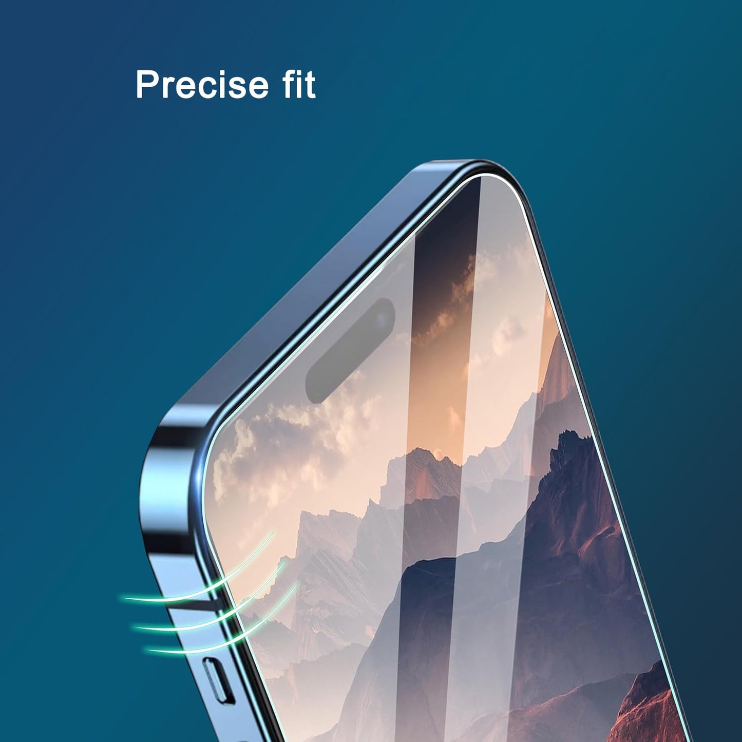Ailun Screen Protector for iPhone 16 / iPhone 15 / iPhone 15 Pro [6.1 Inch] Display 3 Pack Tempered Glass, Dynamic Island Compatible, Case Friendly [Not for iPhone 16 Pro 6.3 Inch].