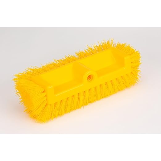 SPARTA Multi-Level Tile Scrub Brush 12" Wide Brush Head, Heavy-Duty Tile