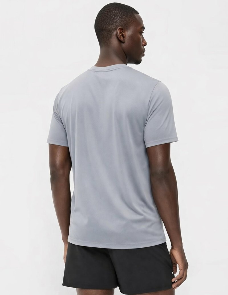 5 Pack Men’s Active Quick Dry Crew Neck T Shirts | Athletic Running Gym Workout Short Sleeve Tee Tops Bulk (Set 6, Large)