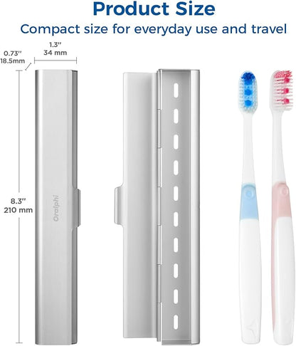 Aluminum Toothbrush Travel Case