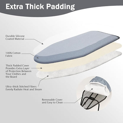 SheeChung Small Tabletop Ironing Board 32" Lx12 W, Folding Ironing Board