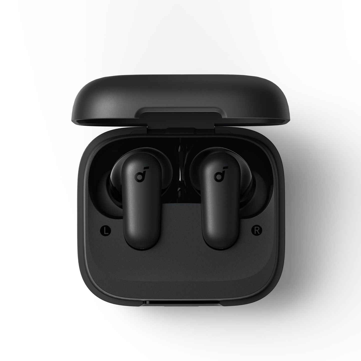 Soundcore P30i by Anker Noise Cancelling Earbuds, Strong and Smart Noise Cancelling, Powerful Bass, 45H Playtime, 2-in-1 Case and Phone Stand, IP54, Wireless Earbuds, Bluetooth 5.4 (Black)