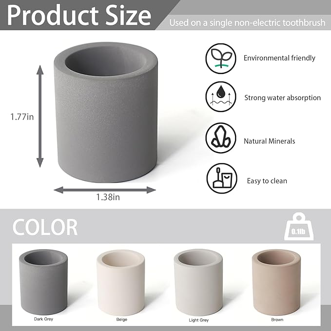 Mini Toothbrush Holders for Bathrooms