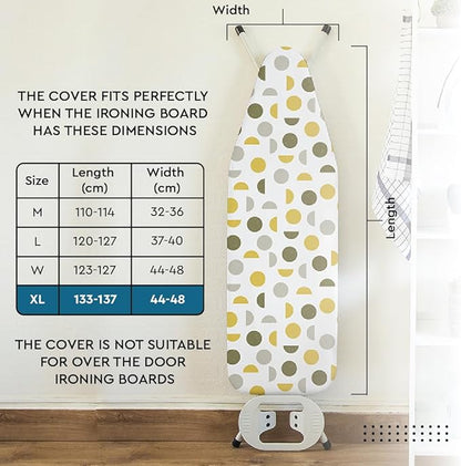 Encasa XO Ironing Board Cover and Pad 54"x18"