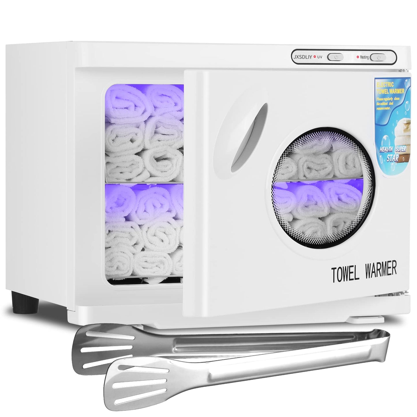 Small Hot Towel Warmer for Spa Home Salon Esthetician 2-in-1 5L Mini Personal Hot Towel Cabinet Towel Warmers Spa, Fast Heating Towel Heater Towel Steamer for Facials…