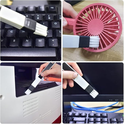 Crevice Gap Cleaning Brush Tool, 2 in 1 Dustpan Cleaning Brushes, Shutter Door