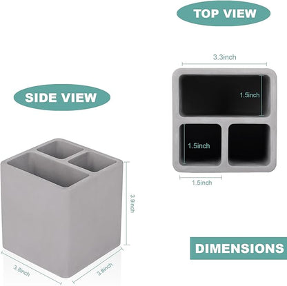 Diatomite Toothbrush Holders for Bathrooms, Electric Toothbrush and Toothpaste