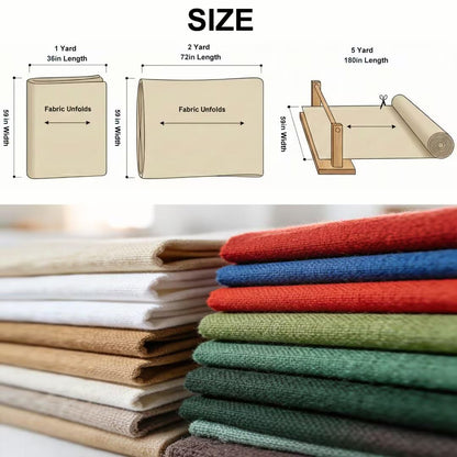 HAPACE Canvas Fabric by The Yard, Thick Premium Canvas Fabric, 350GSM, Suitable for Painting, Sewing, Bags,Crafts, Embroidery, Handmade Home Decor (Khaki, 1 Yard)