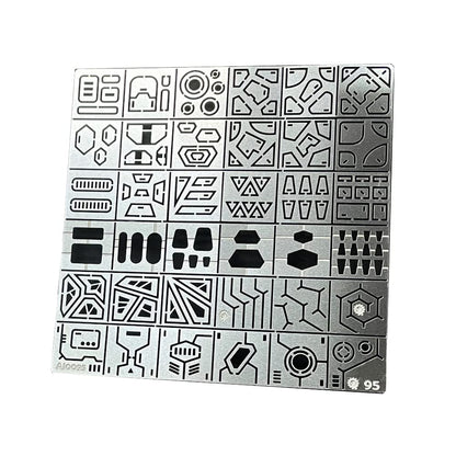 36Pcs Hobby Model Craft Tools Kit for Model Building Stainless Steel Drill Hole Maker Modeler Scribe Line Carving Auxiliary Ruler