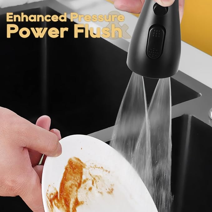 3 Function Sink Faucet Extender, Kitchen Faucet Sprayer Head Replacement
