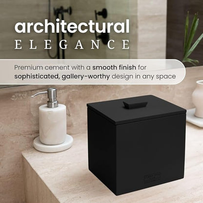 CLEAN SKIN CLUB Cement Box for 50 Disposable Clean Towels XL, Concrete