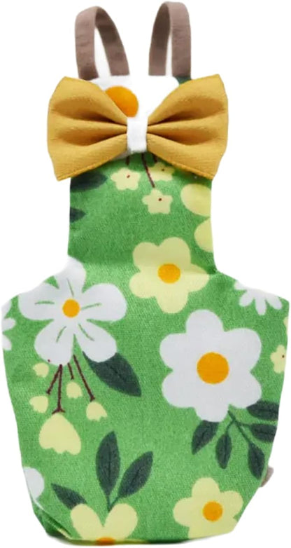 Bird Flight Suits Diapers for Monk Parakeets, Conures, Lovebirds, Cockatiels Flight Suits, Parrot Clothes, Bird Training Nappy Suit Liners Clothes (X-Small,Cyan)