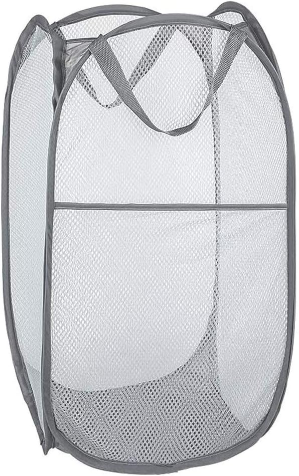 Mesh Pop up Laundry Hamper, Collapsible
