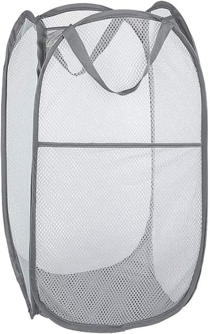 Mesh Pop up Laundry Hamper, Collapsible
