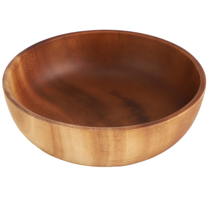 DORMIYA Quality Handcrafted Acacia Wooden Bowl, 9.3 in, Natural Wood Grain & Seamless Design, Food-Safe & Sturdy, Versatile Large Serving/Salad/Snack Bowl for Home, Kitchen