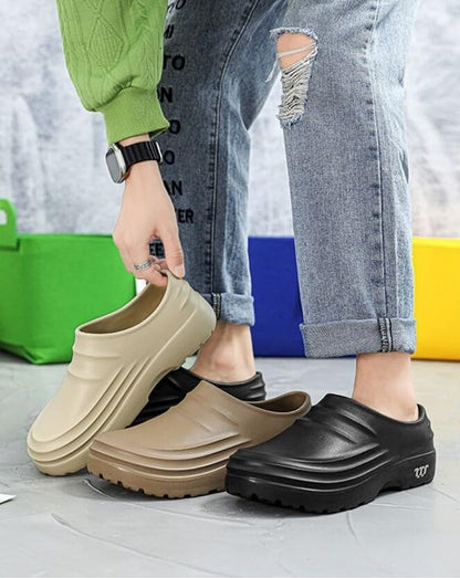 Linen dreams Unisex Armadillo Chef Shoes Non-Slip Oil Resistant Kitchen Work Clogs, Breathable Waterproof Lightweight Safety