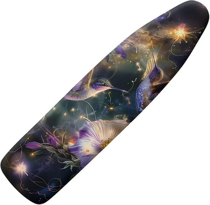 Glitter Hummingbird Ironing Board Cover and Pad 15x54 Standard Size Ironing