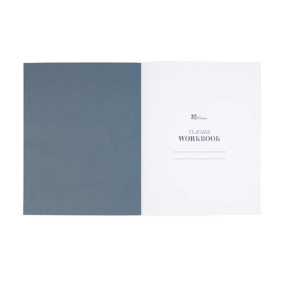 Erin Condren Teacher Workbook, Teacher Planner Companion, Lesson Planning Notebook, Layflat and Lightweight Japanese-Style Notebook, Stylish Hexagon Linen Texture Covers