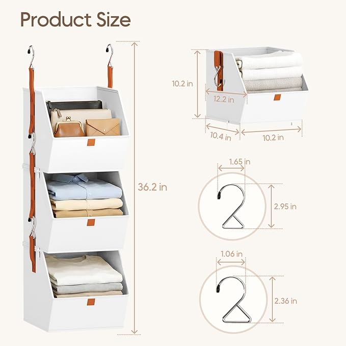 Collapsible Hanging Closet Organizer