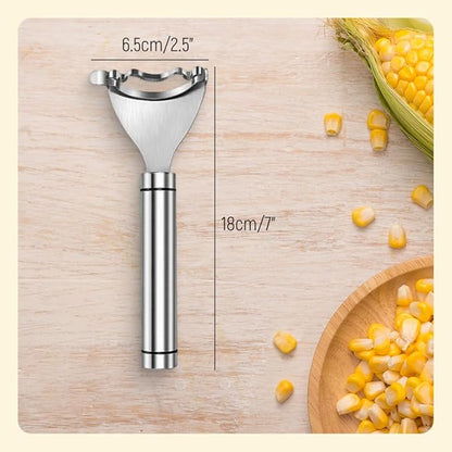 2026 Upgraded Corn Peeler, Stainless Steel Corn Cob Stripper Tool Corn Thresher from the Cob, Fast Corn Cob Separator (1 PCS)