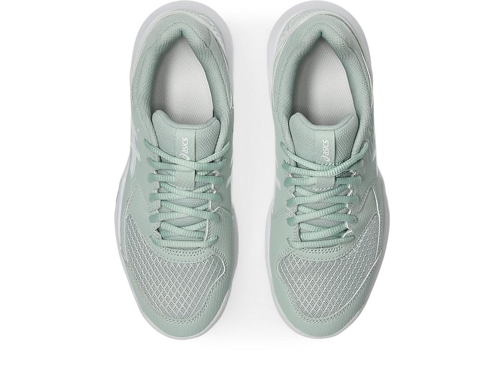 ASICS Women's Gel-Dedicate 8 Tennis Shoes, 9, Lichen Rock/White