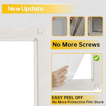EVERFRONT Clear Acrylic Plastic Dog Playpen - Clear Dog Play Pen - Easy Assemble Acrylic Dog Playpen - Puppy Playpen, Small Animal Playpen, Dog Play Pen Indoors (White, 30.3", 12PCS Divider)