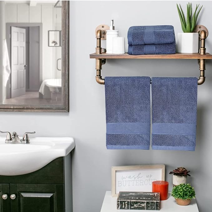 Lchkrep Cotton Bath Hand Towels 14" x 30", Thick Hand Towel Face Towel