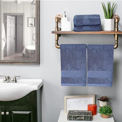 Lchkrep Cotton Bath Hand Towels 14" x 30", Thick Hand Towel Face Towel