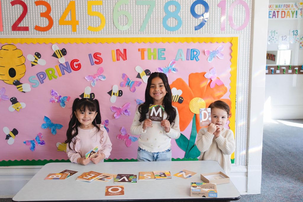Kids for Culture: Alphabet Affirmation Flashcards A–Z | ABC Flash Cards with Positive Messages for Babies, Toddlers & Kids | Educational Gift for Parents, Teachers & Classrooms (26 Cards, 4"x5")