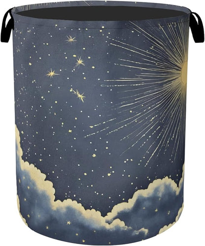 Sun Cloud Gothic Laundry Basket