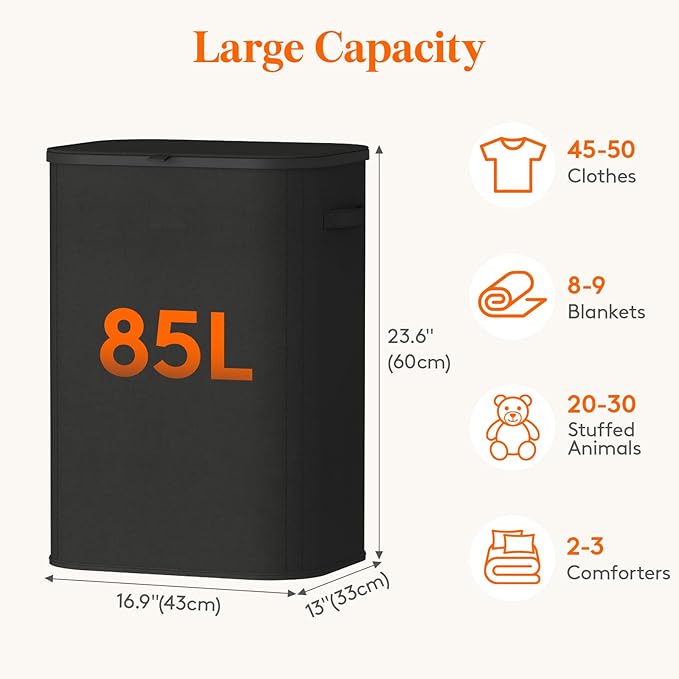 Lifewit 85L Large Laundry Basket