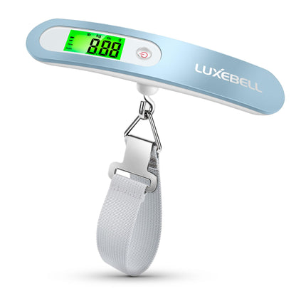 Digital Luggage Scale Vacation Travel Essentials Accessories Gifts for Traveler Portable Suitcase Handheld Weight Scale 110 lbs Hanging Baggage Travel Must Haves