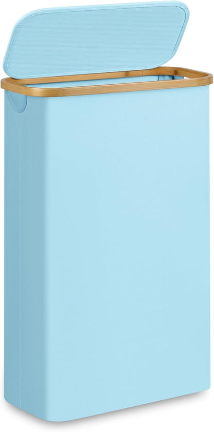 Slim Laundry Basket, 60L Laundry Hamper