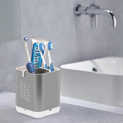 Boperzi Toothbrush Holder Toothpaste Organizer Drainage