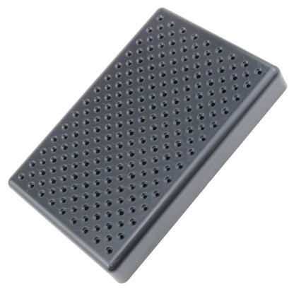 Meuey Lyot Black 7.87×6×0.94 inches Plastic Model Paint Rack Easel Base Construction Tool 14 x 19 Holes for Spray Pen Model Parts DIY Card Photo memo 1 PCS