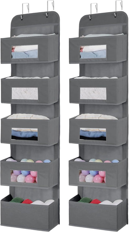 MAX Houser 5-Shelf Over The Door Hanging Organizer