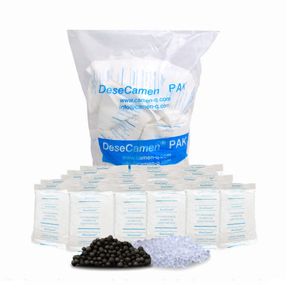 [25 PACKETS] Air Purifier Bags for Home - Odor control and Moisture Absorption, Deodorizers for refrigerators, Closets, Litter Boxes, Bathrooms, Shoes, Cars - Bamboo Activated Charcoal and Silica Gel