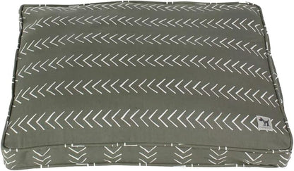 Molly Mutt Dog Crate Pad Cover, 100% Cotton Canvas Mat for Dog or Puppy Crate Bed, Durable, Washable, and Free of Harmful Chemicals, Pre-Shrunk, 42"x28"x2.5", Forever Young