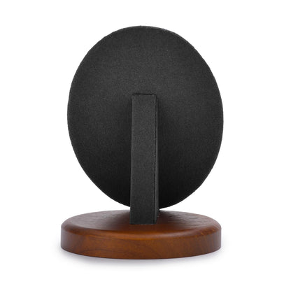 Woodten Solid Wood Jewelry Display Set Stand Jewelry Earrings Ring Stand Display Showcase(Grey)