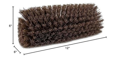 SPARTA Multi-Level Tile Scrub Brush 12" Wide Brush Head, Heavy-Duty Tile