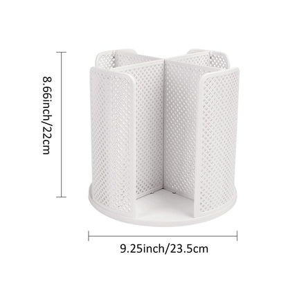 Honlibey Cup and Lid Organizer Cup Dispenser Coffee Cup Organizer Paper Cup Holder Rotating for Bathroom, Restaurant, Break Room, Coffee Station, Bar, Buffet, Kitchen Cabinet, Countertop,4 Compartment