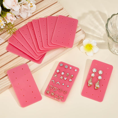 OLYCRAFT 18Pc Portable Earring Display Card for Travel Home Earring Jewelry