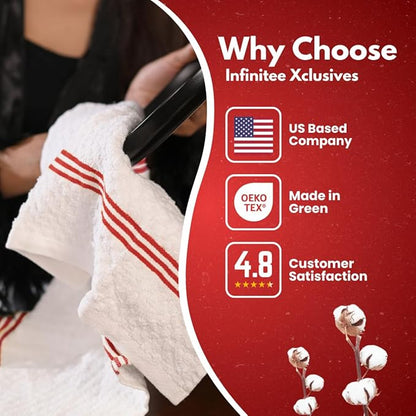 Infinitee Xclusives 100% Cotton Kitchen Towels