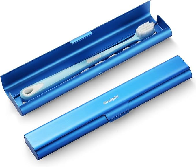 Aluminum Toothbrush Travel Case, Portable Travel Toothbrush Holder, Durable