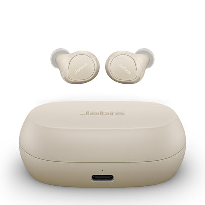 Jabra Elite 7 Pro in Ear Bluetooth Earbuds - Adjustable Active Noise Cancellation True Wireless Buds in a Compact Design MultiSensor Voice Technology for Clear Calls - Gold Beige