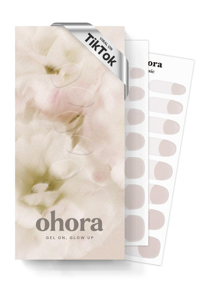 ohora Bundle Set (N Addict Starter Kit) - Red Solid Gel Nail Strips with UV/LED Lamp and Mini Remover, Salon-Quality, Long Lasting, Easy to Apply & Remove - Includes Prep Pads, Nail File, Wooden Stick